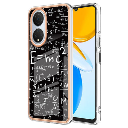 For Honor X7 Electroplating Marble Dual-side IMD Phone Case(Equation) - Honor Cases by PMC Jewellery | Online Shopping South Africa | PMC Jewellery | Buy Now Pay Later Mobicred