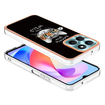 For Honor X6a Electroplating Marble Dual-side IMD Phone Case(Natural Growth) - Honor Cases by PMC Jewellery | Online Shopping South Africa | PMC Jewellery | Buy Now Pay Later Mobicred