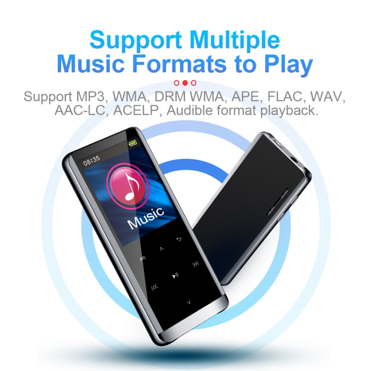 JNN M13 1.8 Inch LCD Screen Touch HiFi MP3 Player, Memory:4GB(With Bluetooth) - MP3 Player by JNN | Online Shopping South Africa | PMC TechLife | Buy Now Pay Later Mobicred