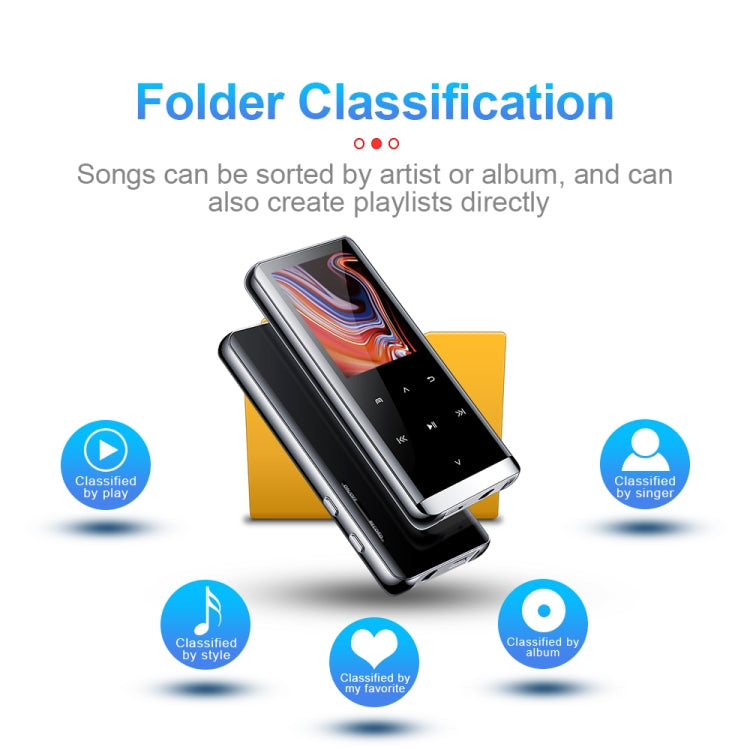 JNN M13 1.8 Inch LCD Screen Touch HiFi MP3 Player, Memory:4GB(With Bluetooth) - MP3 Player by JNN | Online Shopping South Africa | PMC TechLife | Buy Now Pay Later Mobicred
