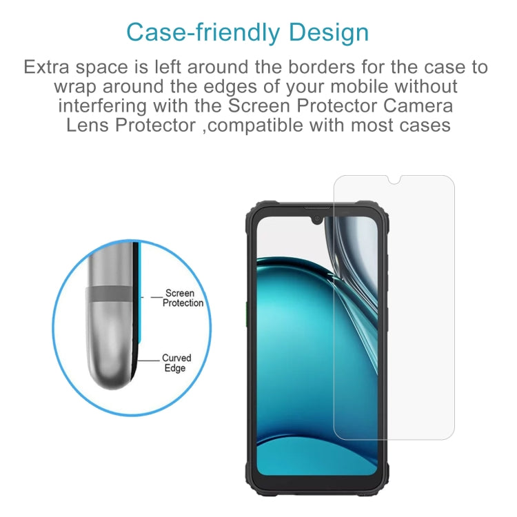 For Blackview BV5300 Plus 50pcs 0.26mm 9H 2.5D Tempered Glass Film - For Blackview by PMC TechLife | Online Shopping South Africa | PMC TechLife | Buy Now Pay Later Mobicred