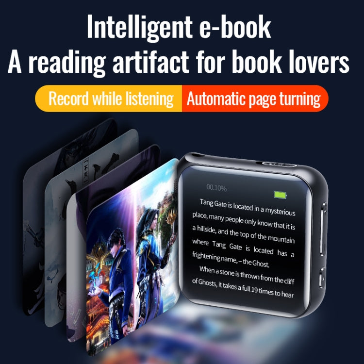 JNN M30 1.44 inch HD Screen Noise Reduction Control MP3 E-Book Player, Memory:128G - free shipping - PMC TechLife - Order now!