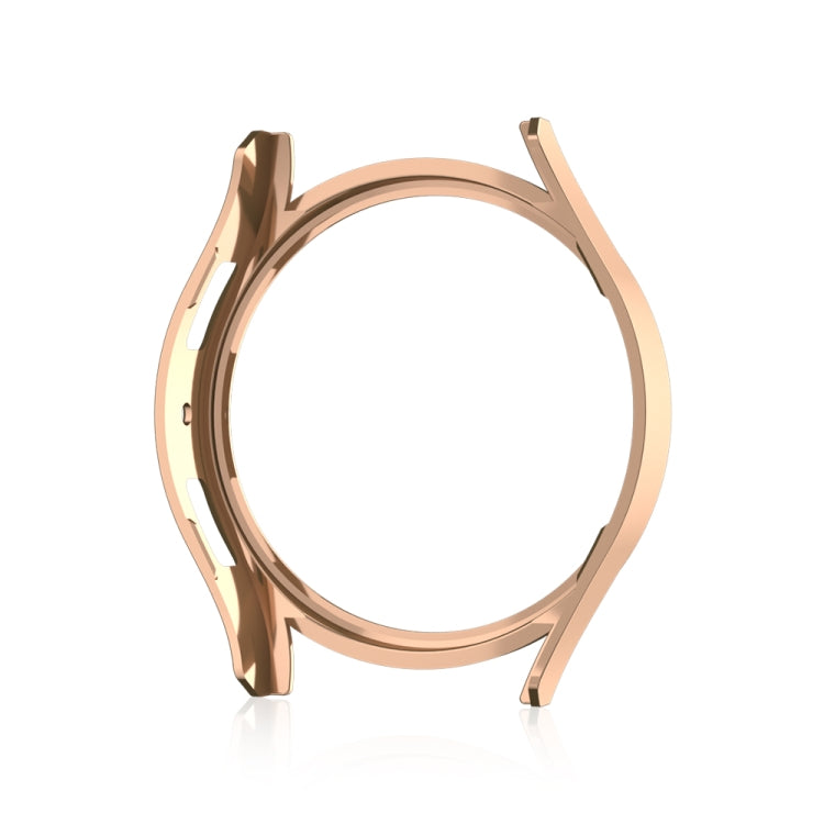 For Samsung Galaxy Watch 6 40mm Diamond Hollow PC Watch Protective Case(Rose Gold) - Watch Cases by PMC TechLife | Online Shopping South Africa | PMC TechLife