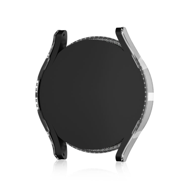 For Samsung Galaxy Watch 6 40mm Diamond Hollow PC Watch Protective Case(Transparent) - Watch Cases by PMC TechLife | Online Shopping South Africa | PMC TechLife