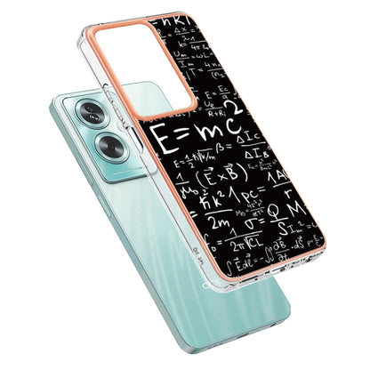 For OPPO A79 5G Global Electroplating Marble Dual-side IMD Phone Case(Equation) - OPPO Cases by PMC Jewellery | Online Shopping South Africa | PMC Jewellery | Buy Now Pay Later Mobicred