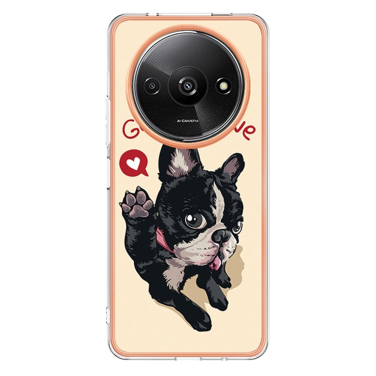 For Xiaomi Redmi A3 Electroplating Marble Dual-side IMD Phone Case(Lucky Dog) - free shipping - PMC TechLife - Order now!