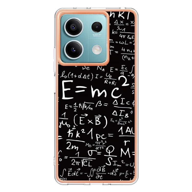 For Xiaomi Redmi Note 13 5G Electroplating Marble Dual-side IMD Phone Case(Equation) - free shipping - PMC TechLife - Order now!