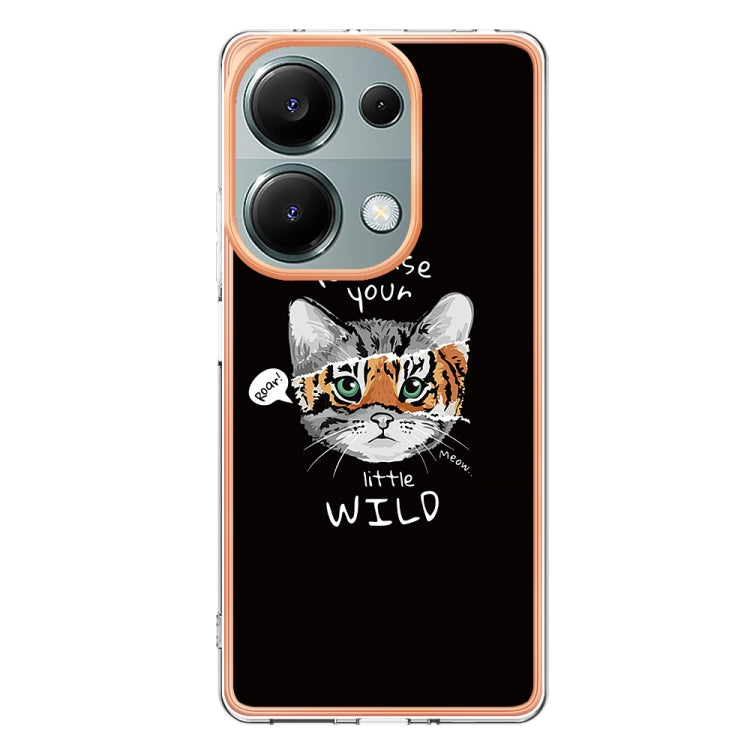 For Xiaomi Redmi Note 13 Pro 4G/Poco M6 Pro 4G Electroplating Marble Dual-side IMD Phone Case(Natural Growth) - Note 13 Pro Cases by PMC TechLife | Online Shopping South Africa | PMC TechLife | Buy Now Pay Later Mobicred