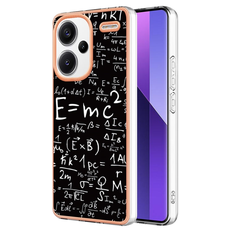 For Xiaomi Redmi Note 13 Pro+ 5G Electroplating Marble Dual-side IMD Phone Case(Equation) - Note 13 Pro+ Cases by PMC TechLife | Online Shopping South Africa | PMC TechLife | Buy Now Pay Later Mobicred