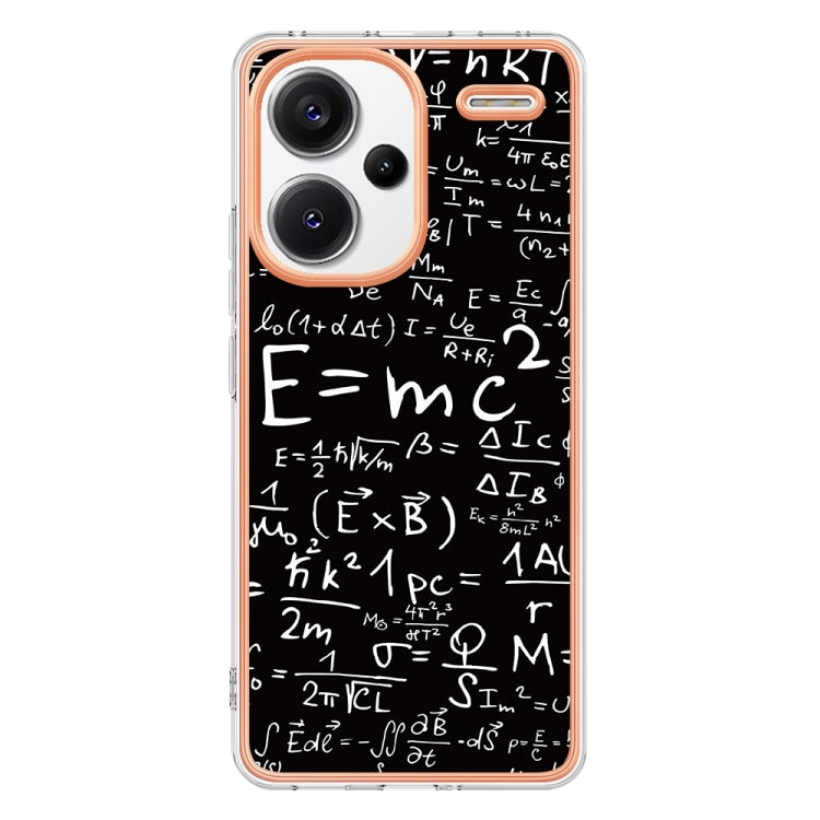 For Xiaomi Redmi Note 13 Pro+ 5G Electroplating Marble Dual-side IMD Phone Case(Equation) - Note 13 Pro+ Cases by PMC TechLife | Online Shopping South Africa | PMC TechLife | Buy Now Pay Later Mobicred