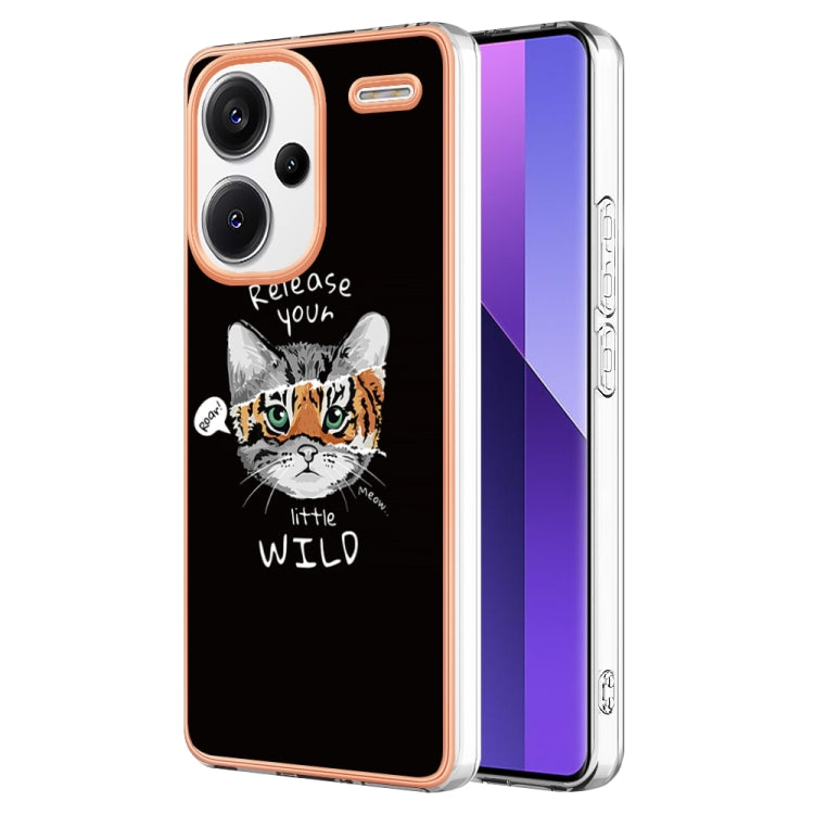 For Xiaomi Redmi Note 13 Pro+ 5G Electroplating Marble Dual-side IMD Phone Case(Natural Growth) - Note 13 Pro+ Cases by PMC TechLife | Online Shopping South Africa | PMC TechLife | Buy Now Pay Later Mobicred