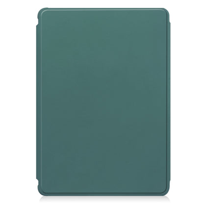 For Samsung Galaxy Tab S9 360 Rotation Transparent Smart Leather Case(Dark Green) - Galaxy Tab S9 Cases by PMC Jewellery | Online Shopping South Africa | PMC Jewellery | Buy Now Pay Later Mobicred