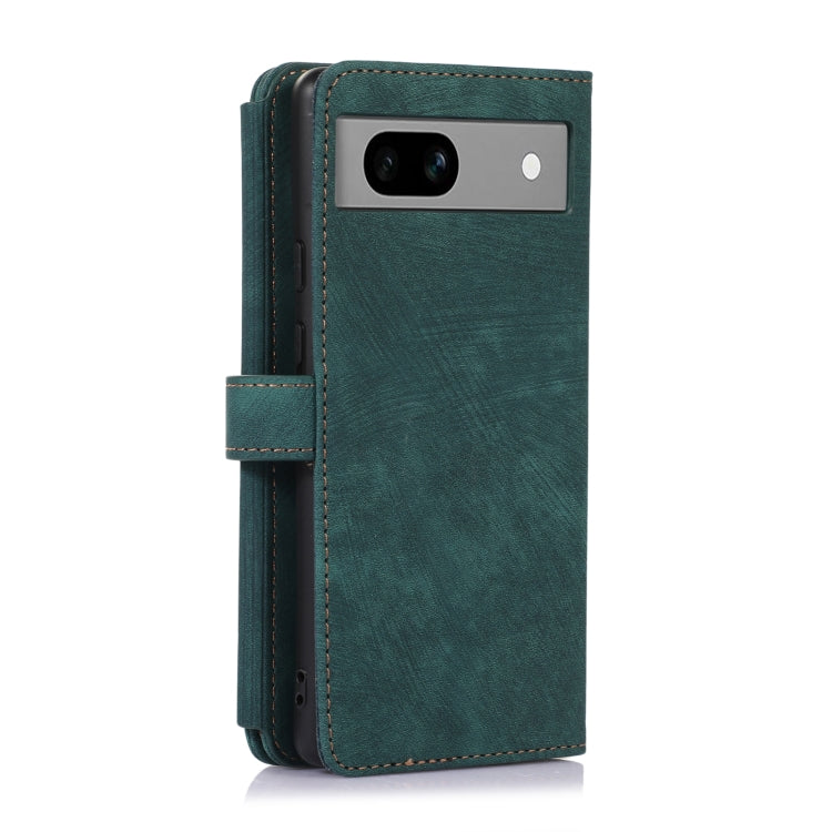 For Google Pixel 7a Dream 9-Card Wallet Zipper Bag Leather Phone Case(Green) - Google Cases by PMC TechLife | Online Shopping South Africa | PMC TechLife | Buy Now Pay Later Mobicred