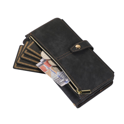 For Google Pixel 7 Pro Dream 9-Card Wallet Zipper Bag Leather Phone Case(Black) - Google Cases by PMC Jewellery | Online Shopping South Africa | PMC Jewellery | Buy Now Pay Later Mobicred