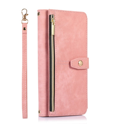 For Google Pixel 7 Pro Dream 9-Card Wallet Zipper Bag Leather Phone Case(Pink) - Google Cases by PMC Jewellery | Online Shopping South Africa | PMC Jewellery | Buy Now Pay Later Mobicred