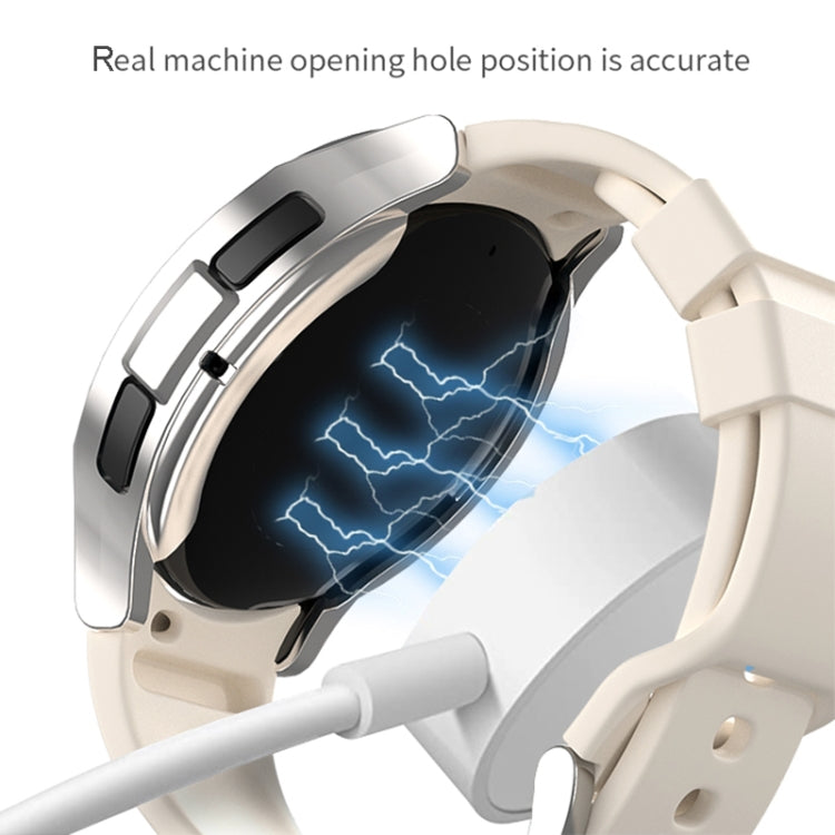 For Samsung Galaxy Watch 6 Classic 47mm Half-inclusive PC Watch Protective Case(Rose Gold) - Watch Cases by PMC TechLife | Online Shopping South Africa | PMC TechLife