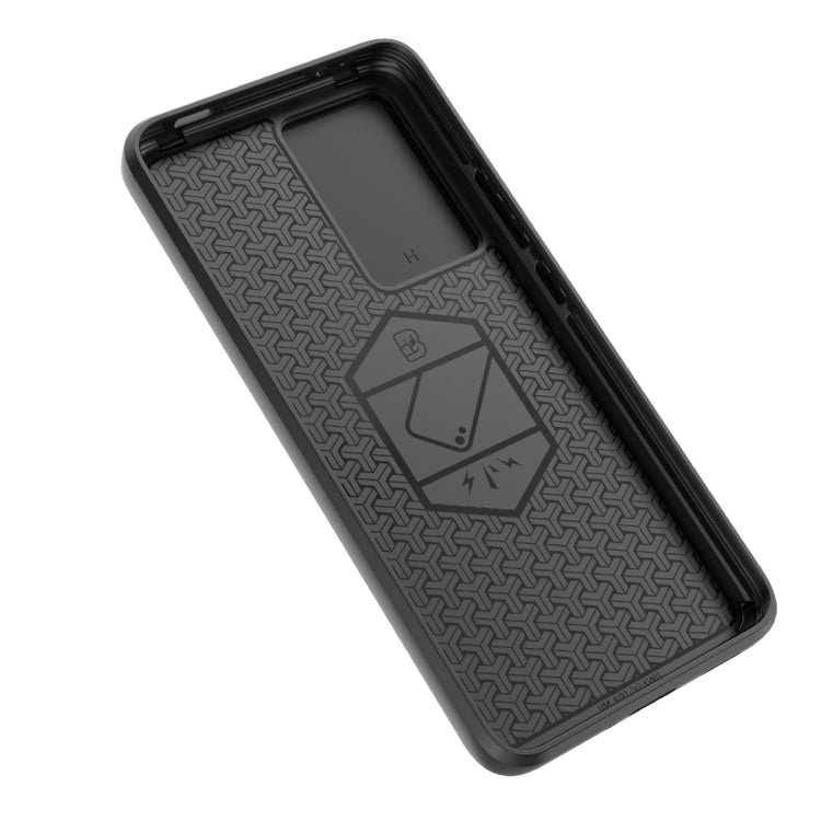 For Xiaomi Redmi K60 5G Sliding Camshield TPU + PC Shockproof Phone Case with Holder(Green) - Xiaomi Cases by PMC TechLife | Online Shopping South Africa | PMC TechLife | Buy Now Pay Later Mobicred