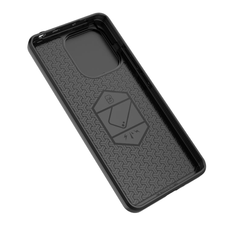 For Xiaomi Redmi Note 13 4G Global Sliding Camshield TPU + PC Shockproof Phone Case with Holder(Grey) - Note 13 Cases by PMC TechLife | Online Shopping South Africa | PMC TechLife | Buy Now Pay Later Mobicred