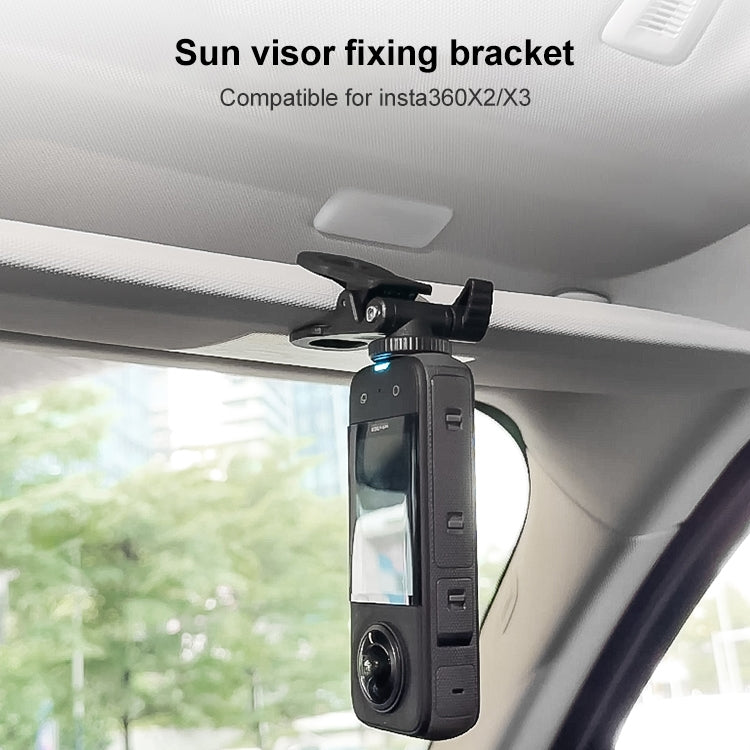 Car Sun Visor Bracket Type A Action Camera Mount - Car Holders by PMC TechLife | Online Shopping South Africa | PMC TechLife | Buy Now Pay Later Mobicred