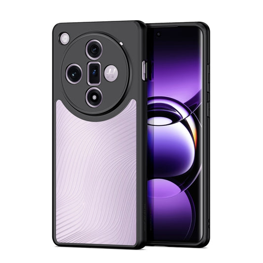 For OPPO Find X7 DUX DUCIS Aimo Series Frosted Feel Phone Case(Black) - Find X7 Cases by DUX DUCIS | Online Shopping South Africa | PMC Jewellery | Buy Now Pay Later Mobicred