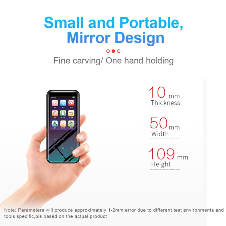 16GB M15 Multi-function Smart Voice Recorder MP3 Hifi Sound Music Player Walkman, Bluetooth Version - free shipping - PMC Jewellery - Order now!