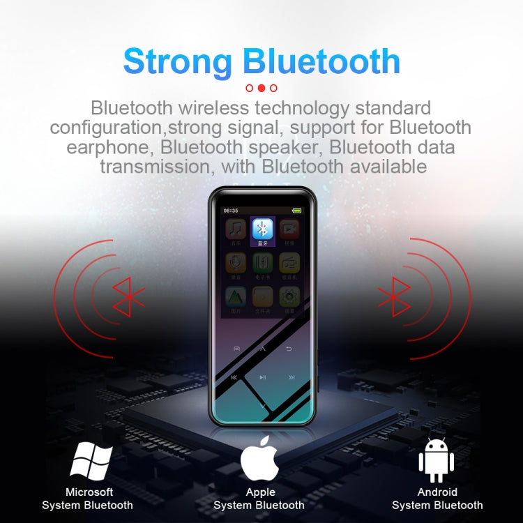 16GB M15 Multi-function Smart Voice Recorder MP3 Hifi Sound Music Player Walkman, Bluetooth Version - free shipping - PMC Jewellery - Order now!