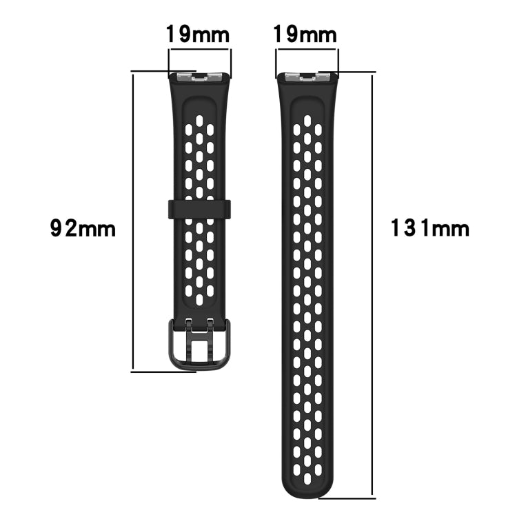 For Huawei Band 10 / 9 / 8 Solid Color Breathable Silicone Watch Band(Midnight Blue) - Watch Bands by PMC TechLife | Online Shopping South Africa | PMC TechLife | Buy Now Pay Later Mobicred