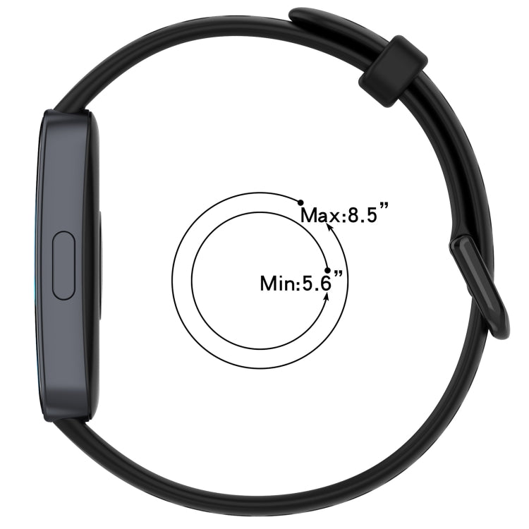 For Huawei Band 10 / 9 / 8 Solid Color Breathable Silicone Watch Band(Midnight Blue) - Watch Bands by PMC TechLife | Online Shopping South Africa | PMC TechLife | Buy Now Pay Later Mobicred