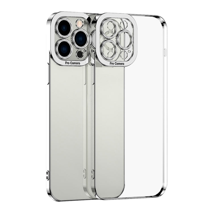 For iPhone 15 Pro Max Electroplating TPU Phone Case(Silver) - iPhone 15 Pro Max Cases by PMC TechLife | Online Shopping South Africa | PMC TechLife
