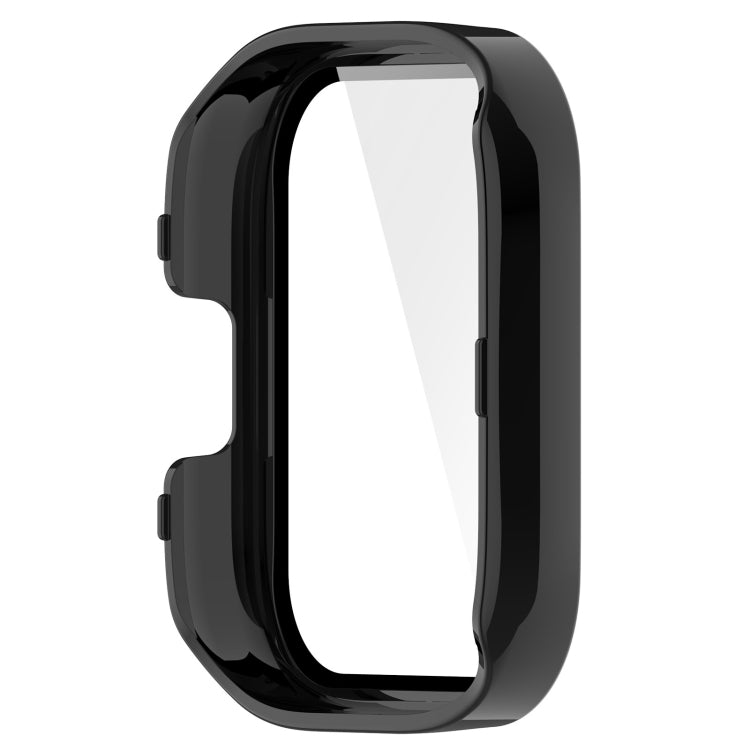 For Xiaomi Mi Watch Lite 3 PC + Tempered Film Integrated Watch Protective Case(Black) - Watch Cases by PMC TechLife | Online Shopping South Africa | PMC TechLife