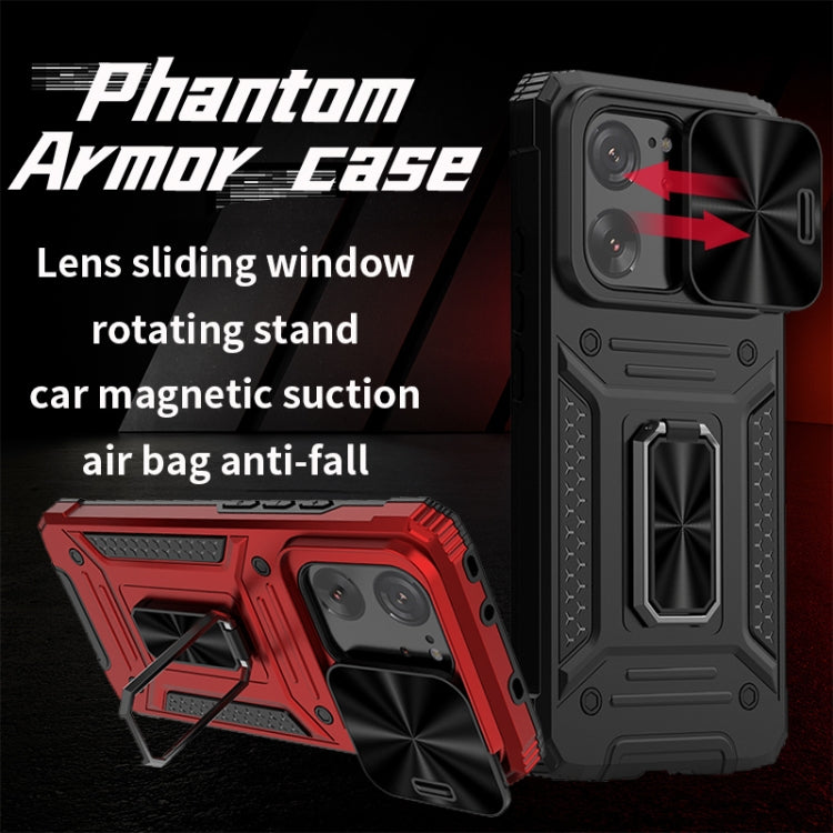 For Xiaomi Redmi K60 Ultra Camshield Robot TPU Hybrid PC Phone Case(Green) - Redmi K60 Ultra Cases by PMC TechLife | Online Shopping South Africa | PMC TechLife | Buy Now Pay Later Mobicred