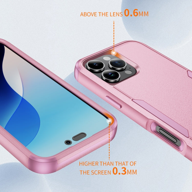 For iPhone 16 Pro Max Commuter Shockproof TPU + PC Phone Case(Pink) - iPhone 16 Pro Max Cases by PMC TechLife | Online Shopping South Africa | PMC TechLife | Buy Now Pay Later Mobicred