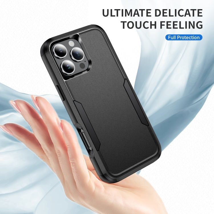 For iPhone 16 Pro Max Commuter Shockproof TPU + PC Phone Case(Black) - iPhone 16 Pro Max Cases by PMC TechLife | Online Shopping South Africa | PMC TechLife | Buy Now Pay Later Mobicred