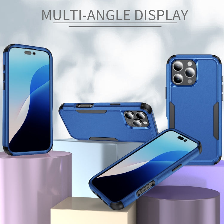 For iPhone 16 Pro Commuter Shockproof TPU + PC Phone Case(Royal Blue+Black) - free shipping - PMC TechLife - Order now!
