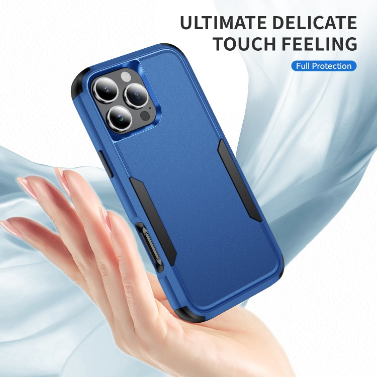 For iPhone 16 Pro Commuter Shockproof TPU + PC Phone Case(Royal Blue+Black) - free shipping - PMC TechLife - Order now!
