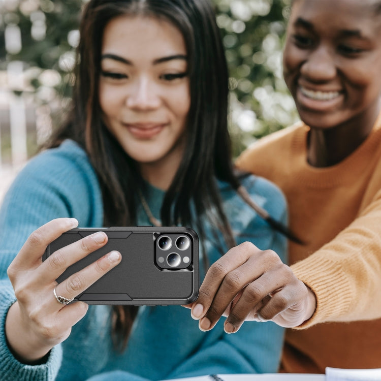 For iPhone 16 Pro Commuter Shockproof TPU + PC Phone Case(Black) - iPhone 16 Pro Cases by PMC TechLife | Online Shopping South Africa | PMC TechLife | Buy Now Pay Later Mobicred