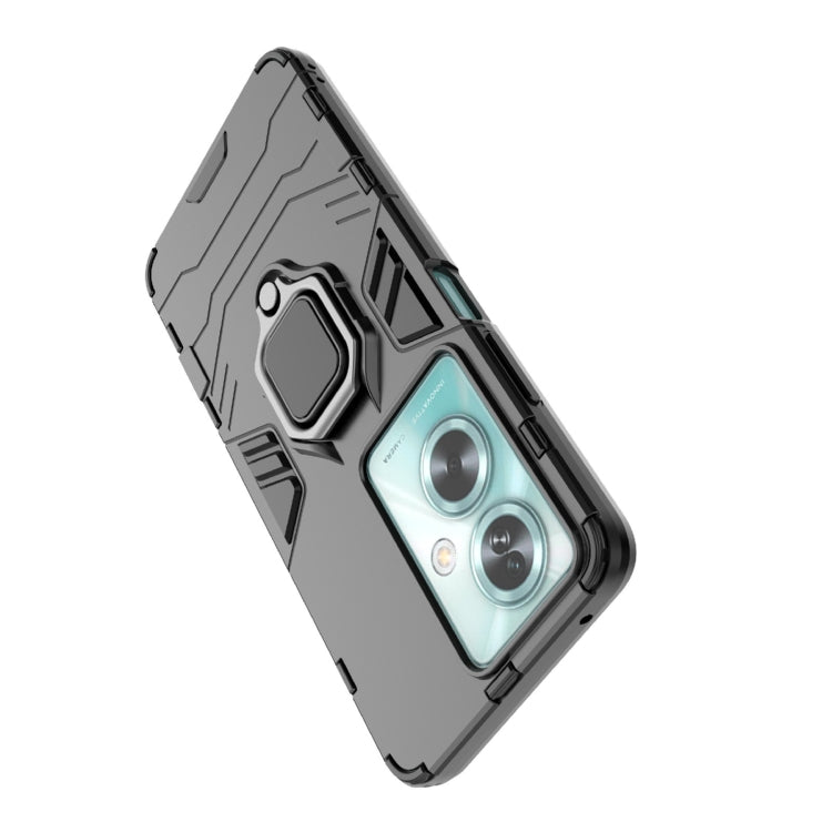 For OPPO A79 5G PC + TPU Shockproof Protective Phone Case with Magnetic Ring Holder(Black) - OPPO Cases by PMC Jewellery | Online Shopping South Africa | PMC Jewellery | Buy Now Pay Later Mobicred