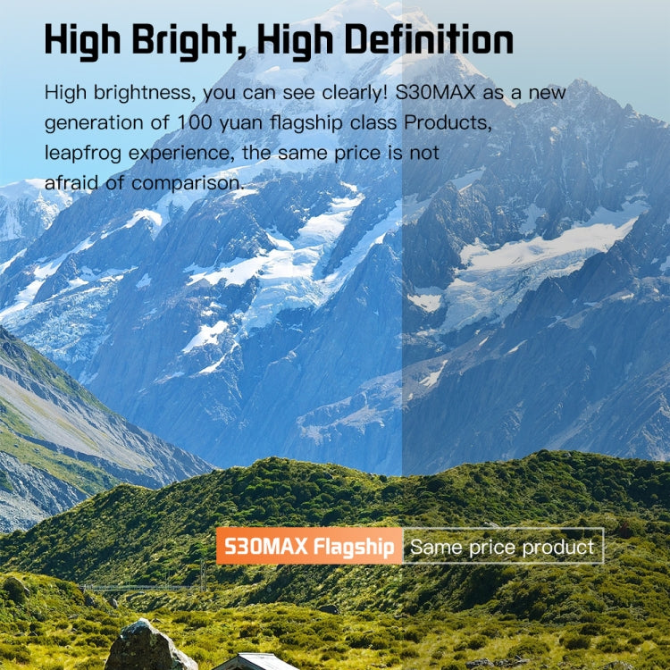 S30 Max Android 10 OS HD Portable WiFi Mobile Projector, Plug Type:UK Plug(White) - free shipping - PMC TechLife - Order now!