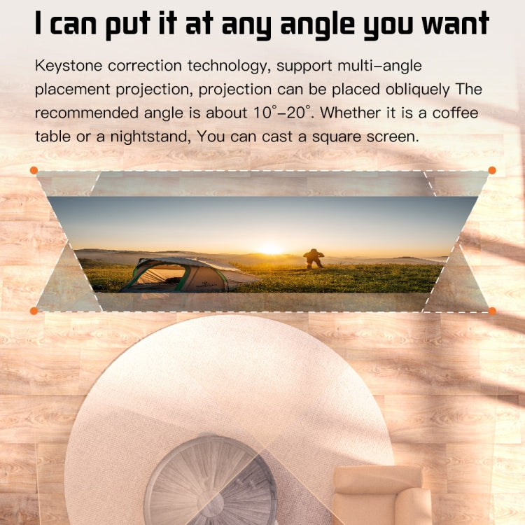 S30 Max Android 10 OS HD Portable WiFi Mobile Projector, Plug Type:UK Plug(White) - free shipping - PMC TechLife - Order now!