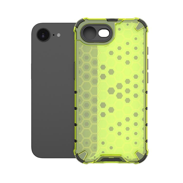 For iPhone 16e Honeycomb Shockproof Phone Case(Green) - iPhone 16e Cases by PMC TechLife | Online Shopping South Africa | PMC TechLife | Buy Now Pay Later Mobicred