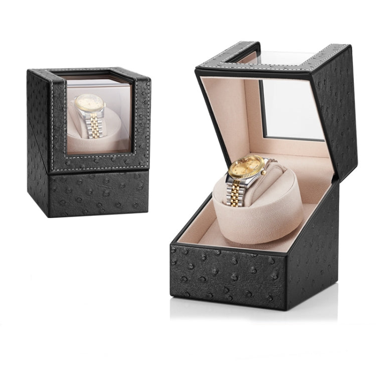 Leather Single Watch Box Electric Motor Watch Shaker Automatic Watch Shaker, US Plug - free shipping - PMC TechLife - Order now!