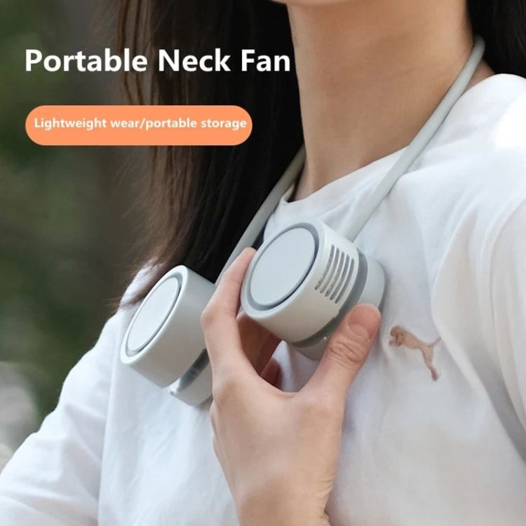 DQ209 Portable Hanging Neck Mute Aroma Diffuser Small Fan(Ice Green) - Electric Fans by PMC Jewellery | Online Shopping South Africa | PMC Jewellery