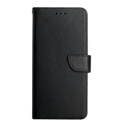 For Motorola Moto G04 / G24 Genuine Leather Fingerprint-proof Horizontal Flip Phone Case(Black) - Motorola Cases by PMC Jewellery | Online Shopping South Africa | PMC Jewellery | Buy Now Pay Later Mobicred