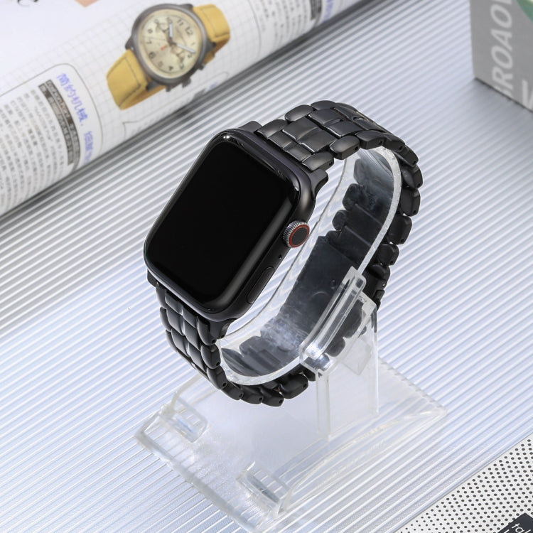 For Apple Watch Series 7 45mm Five Beads Titanium Steel Watch Band(Black) - Watch Bands by PMC TechLife | Online Shopping South Africa | PMC TechLife