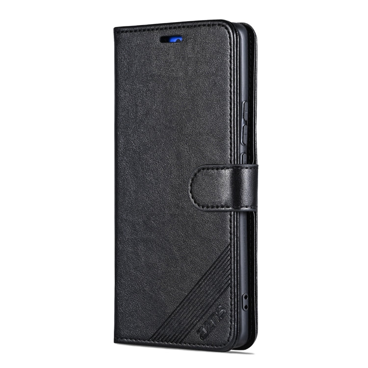 For OPPO Find X7 AZNS Sheepskin Texture Flip Leather Phone Case(Black) - OPPO Cases by AZNS | Online Shopping South Africa | PMC TechLife | Buy Now Pay Later Mobicred