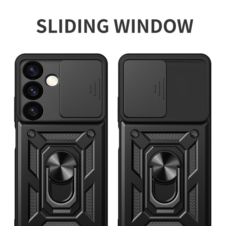 For Samsung Galaxy S24+ 5G Sliding Camera Cover Design TPU+PC Phone Case(Rose Gold) - Galaxy S24+ 5G Cases by PMC TechLife | Online Shopping South Africa | PMC TechLife