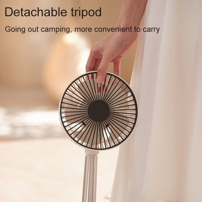 DQ213 4000mAh Outdoor Portable Camping Fan Tent Hanging Vertical Light(White) - Electric Fans by PMC Jewellery | Online Shopping South Africa | PMC Jewellery | Buy Now Pay Later Mobicred