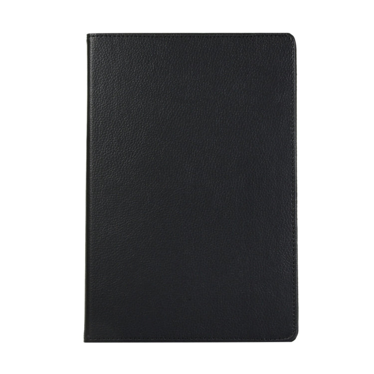 For Samsung Galaxy Tab S9+ / Tab S10+ 360 Degrees Rotation Holder Litchi Texture Leather Tablet Case(Black) - Galaxy Tab S9+ Cases by PMC Jewellery | Online Shopping South Africa | PMC Jewellery | Buy Now Pay Later Mobicred