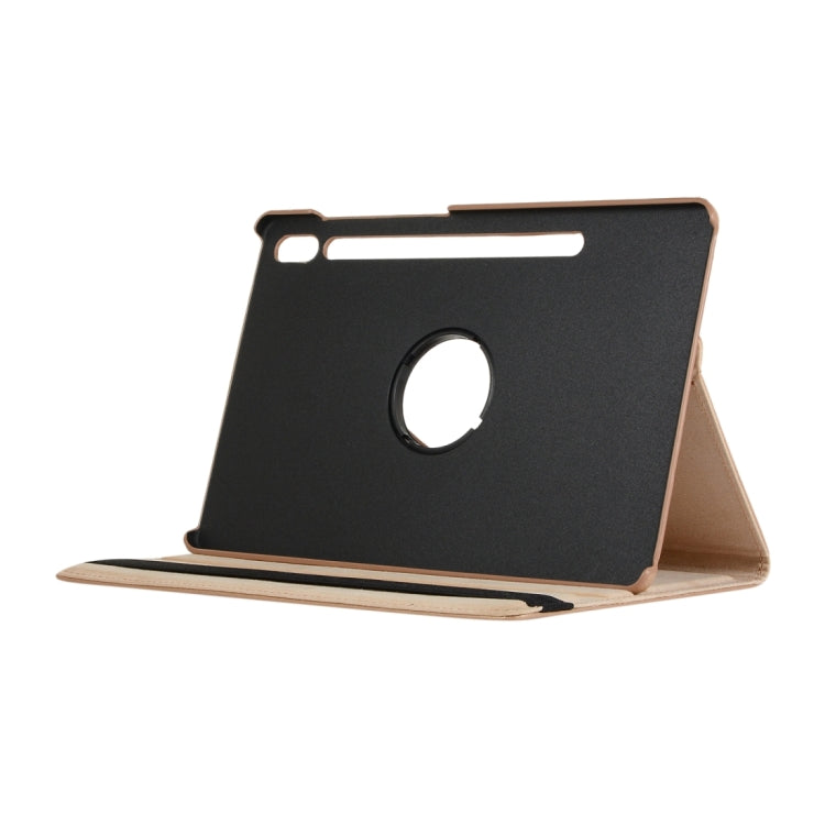 For Samsung Galaxy Tab S9+ / Tab S10+ Litchi Texture 360 Degrees Rotation Holder Leather Tablet Case(Brown) - free shipping - PMC Jewellery - Order now!