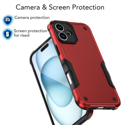 For iPhone 16 Plus Non-slip Shockproof Armor Phone Case(Blue) - iPhone 16 Plus Cases by PMC Jewellery | Online Shopping South Africa | PMC Jewellery | Buy Now Pay Later Mobicred